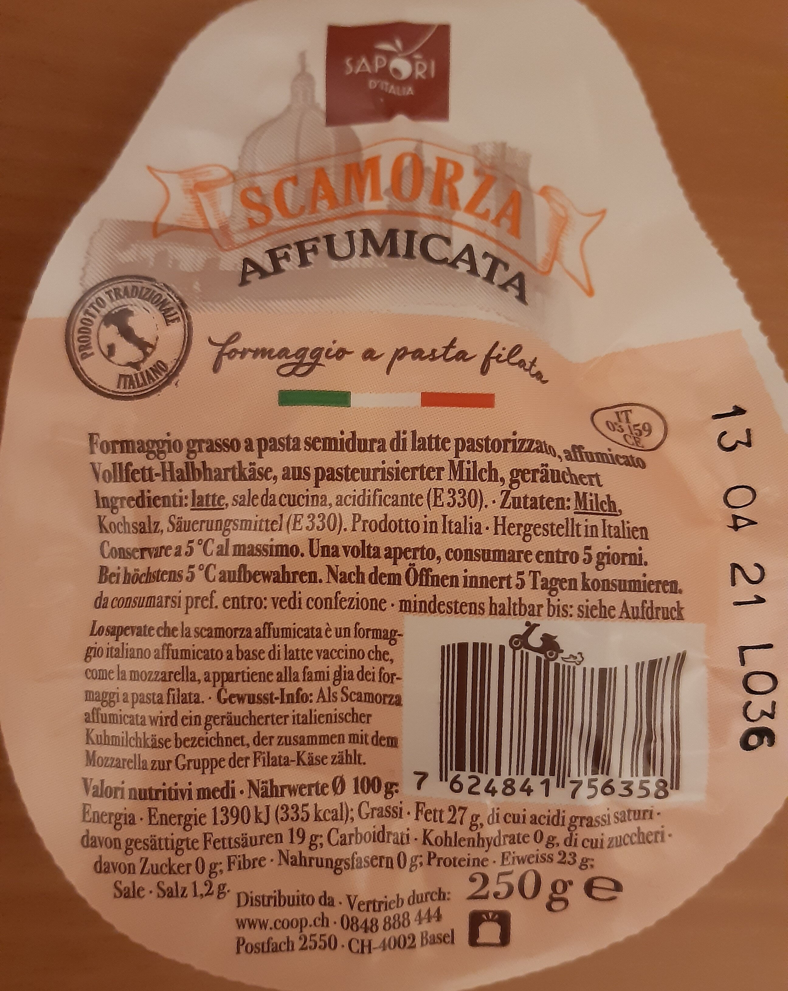 Scamorza affumicata - Product - it