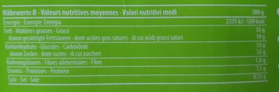 lapin en chocolat - Valori nutrizionali - fr