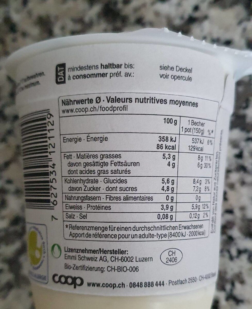 Jogurt Ananas Coco - Voedingswaarden - fr