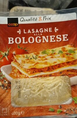 Lasagne ALLA Bolognese - Produit