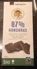 Chocolat noir bio 87% Honduras - Produit