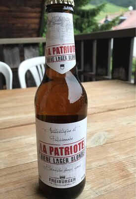 La  Patriote bière blonde - Produit