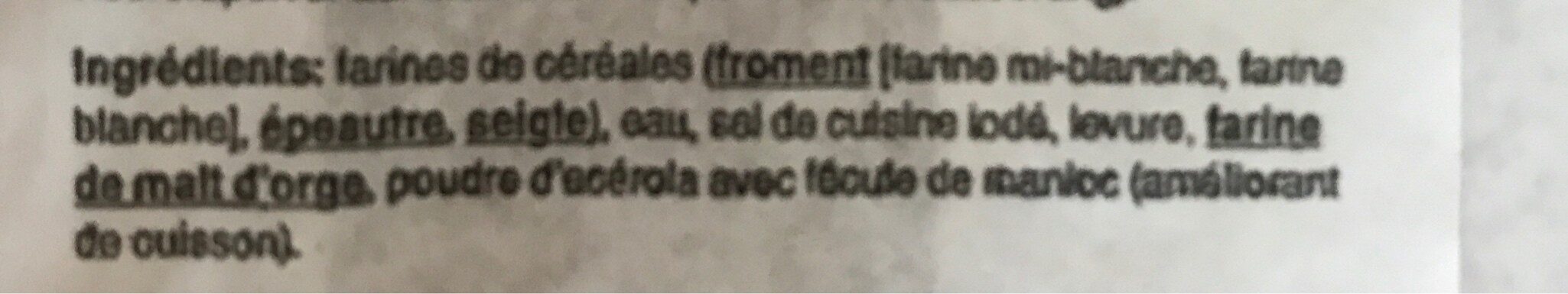 Fusette - Ingredients - fr
