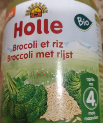 Holle Petit Pot Brocolis avec Riz Complet Bio 190 g - نتاج - fr