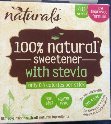 100% natural sweetener with stevia - Product