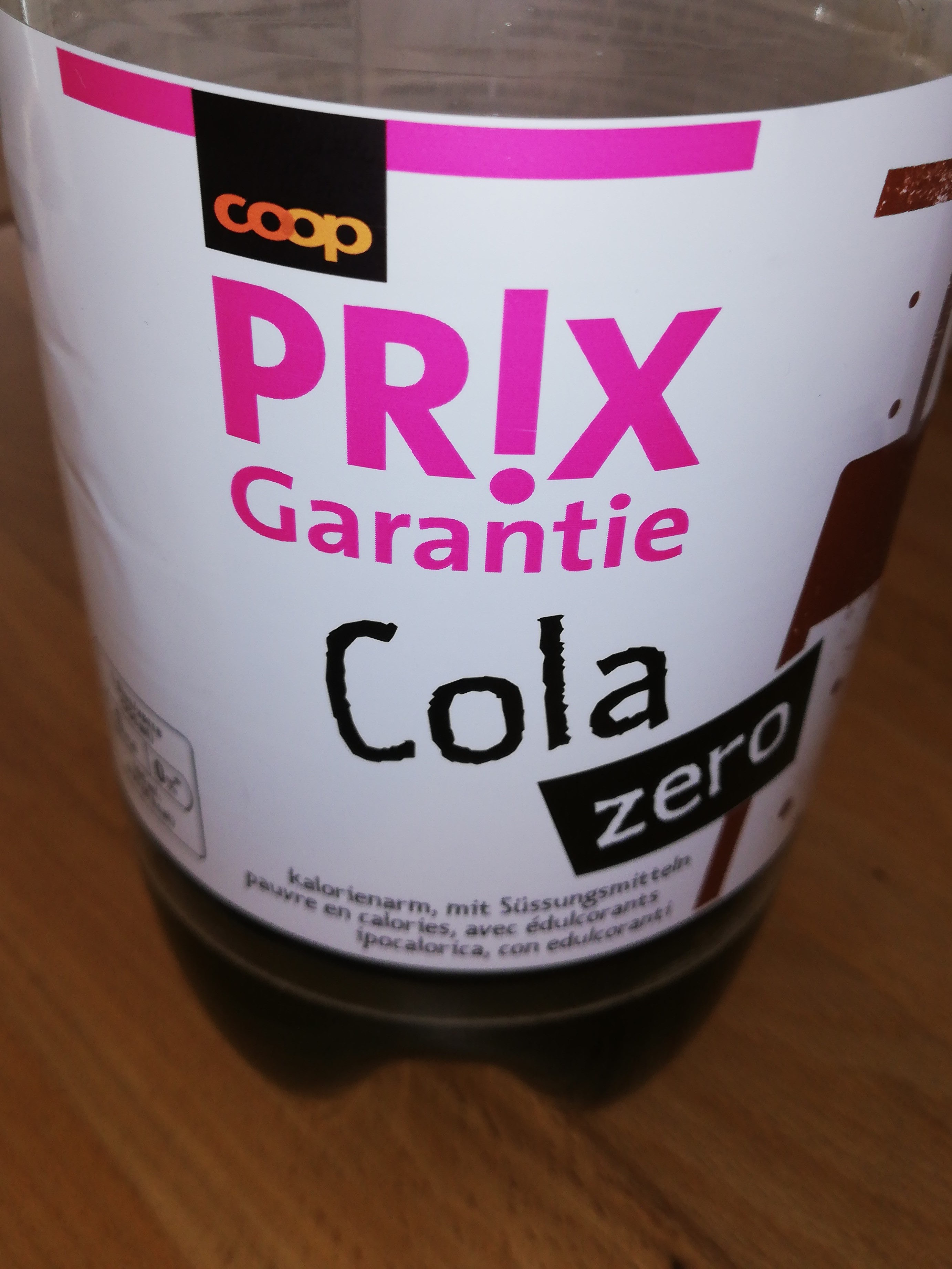 Cola zero - Produkt