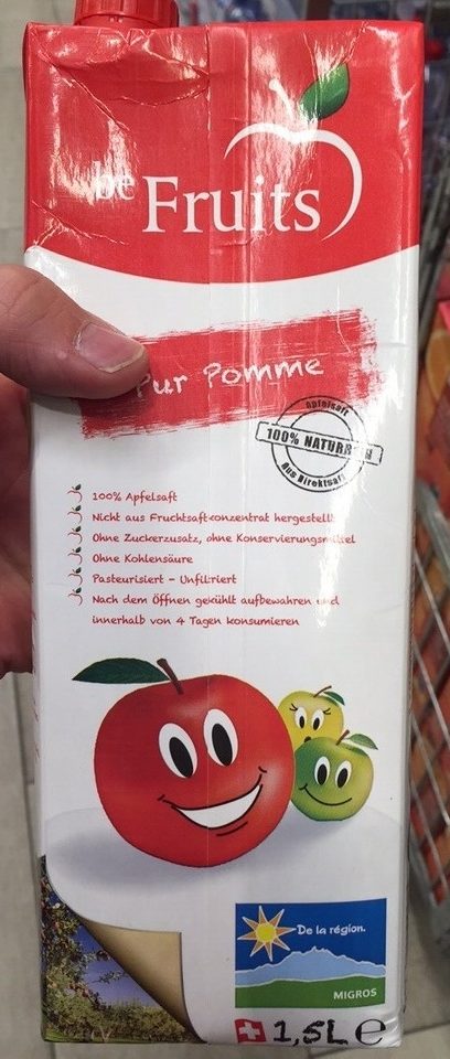 Be Fruits : Pur Pomme - Produkt - fr