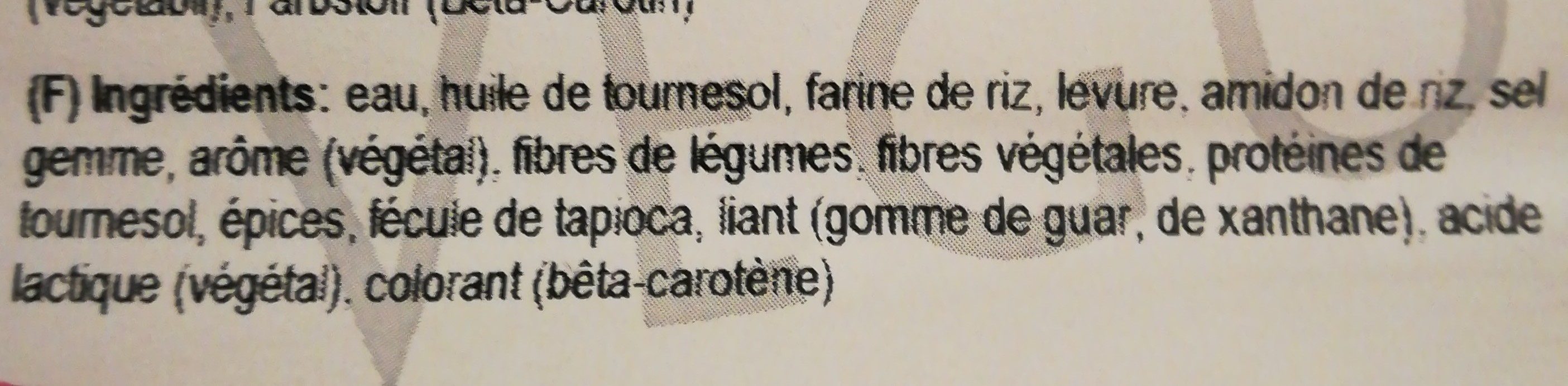 No-muh Rac, Vegusto - Ingredients - fr
