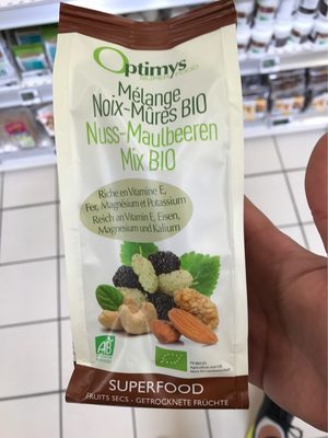 Optimys Nuss-maulbeeren-mix Bio 200 g - Produit