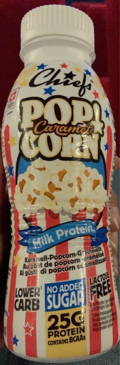 Pop corn caramel milk protein - Prodotto - fr