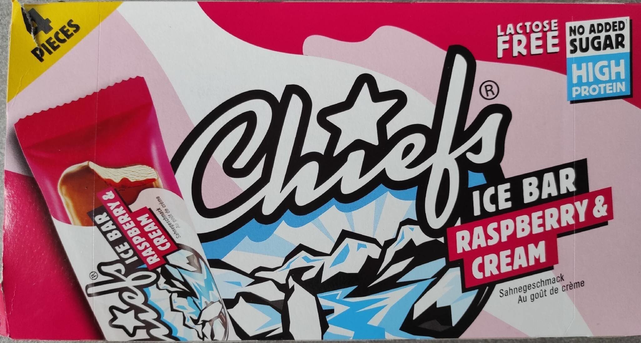 Chiefs Ice Bar Raspberry & cream - Prodotto - en