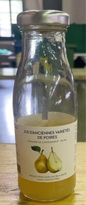 Jus d’ancienne variétés de poires - Prodotto - fr