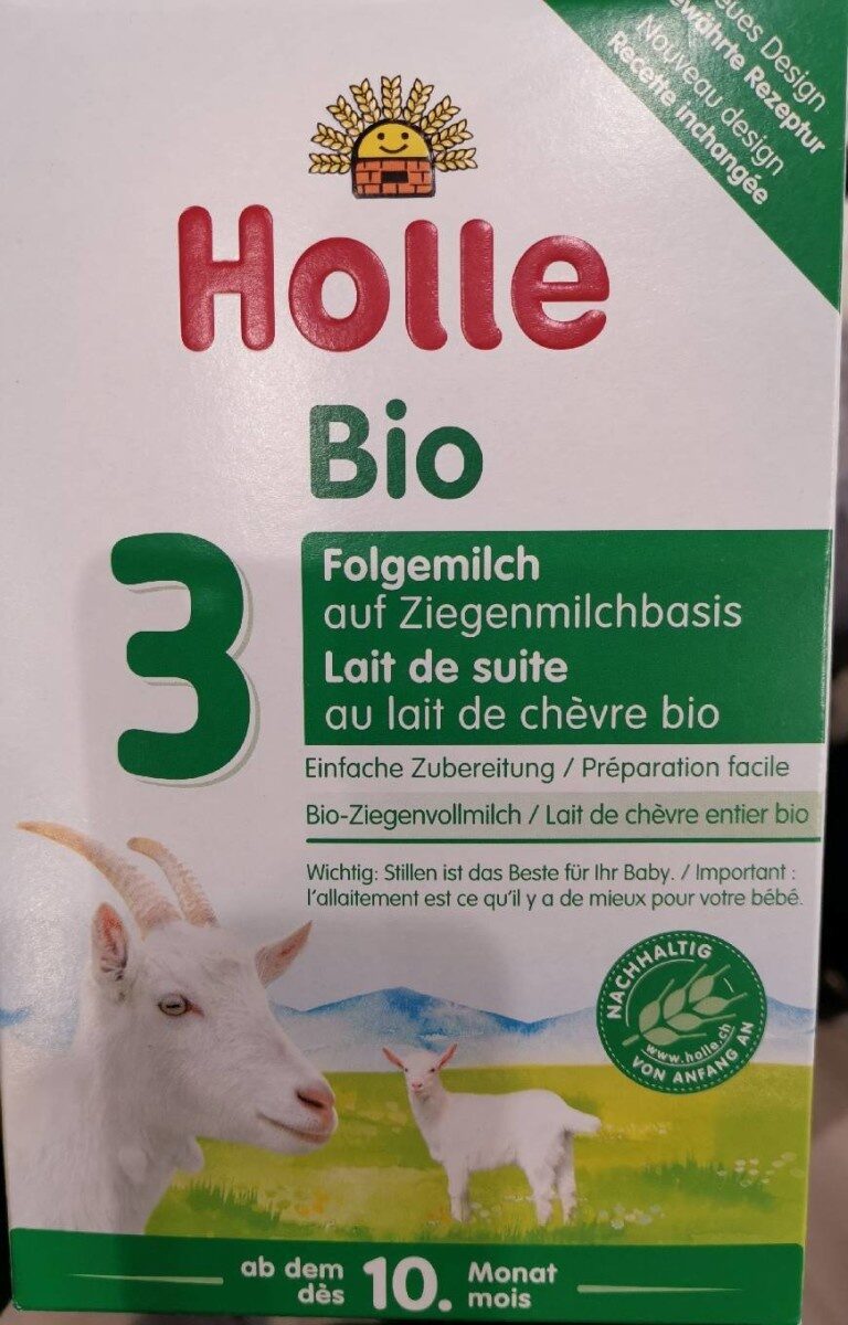 Holle Folgemilch 3 Ziegenmilchbasis Bio 400 g - Produkt - fr