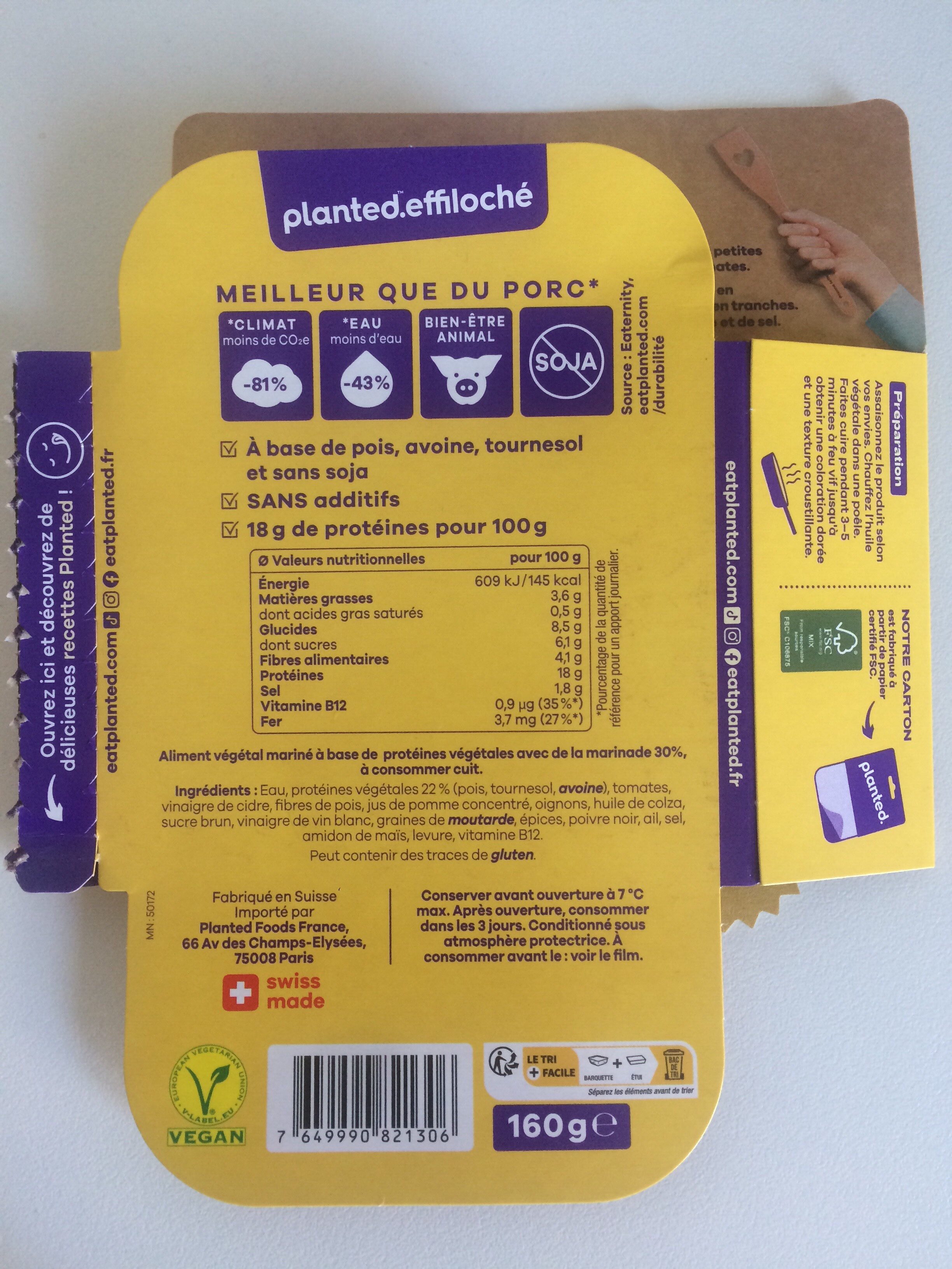Effiloché BBQ - Recycling instructions and/or packaging information - fr