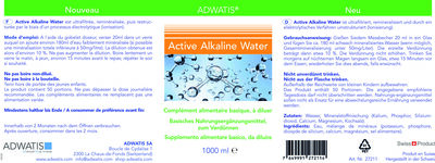 Active Alkaline Water - Ingredienti