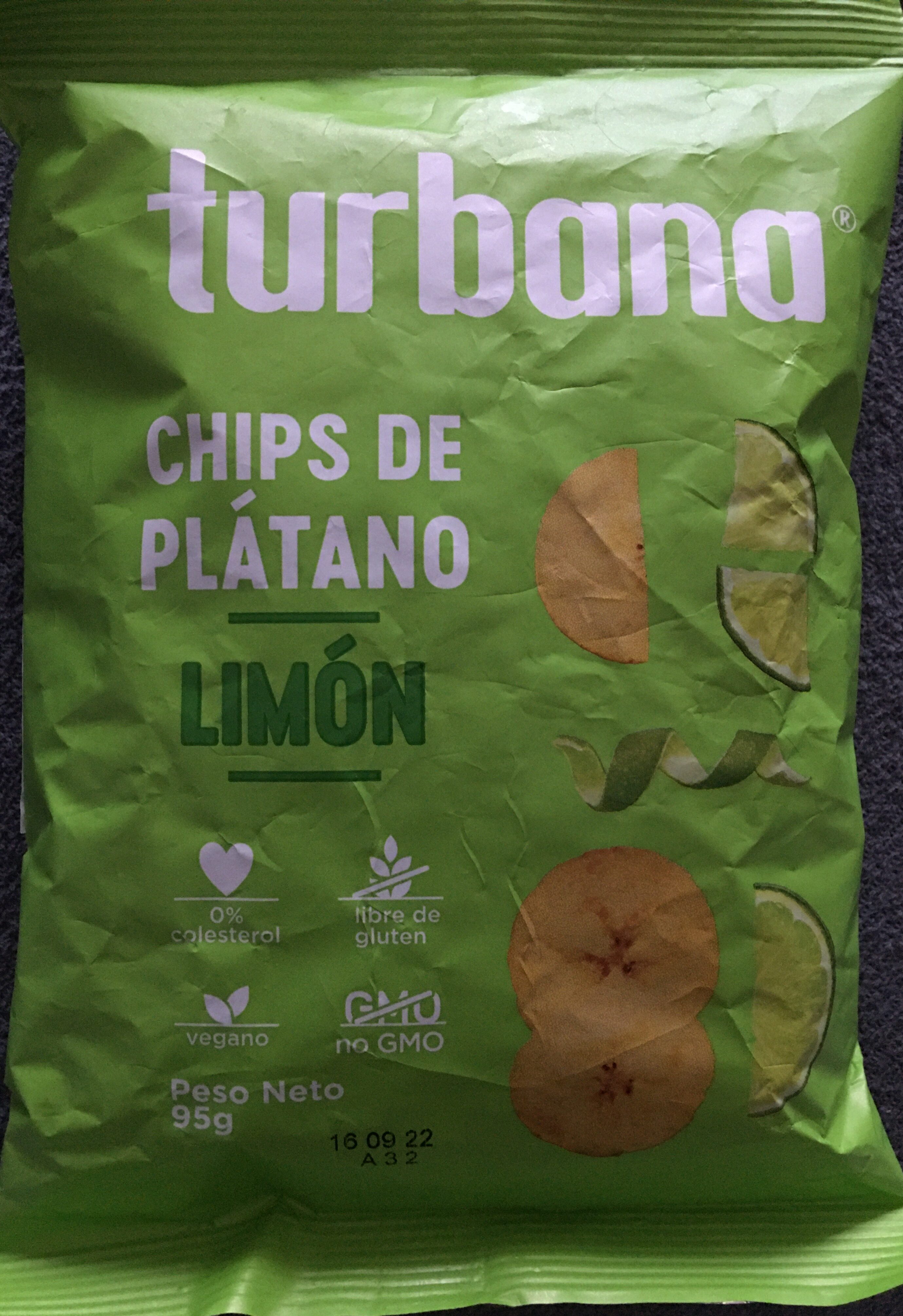 Chipsy z plantana o smaku cytrynowym - Produit - pl