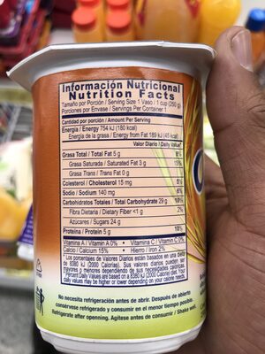 Avena - Nutrition facts