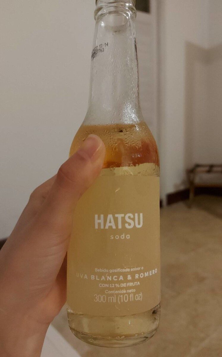 Hatsu Soda Uva blanca y Romero - Produkt - es