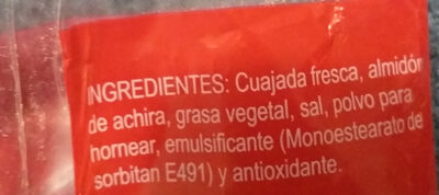 Achiras - Ingredients - es