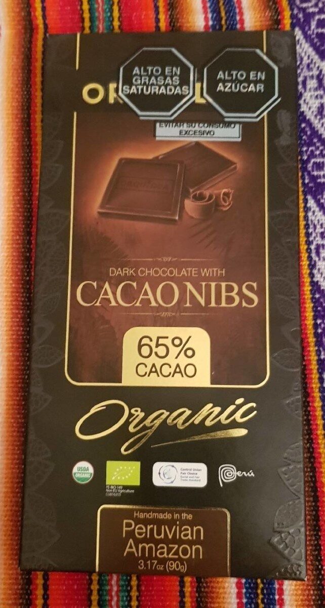 Chocolate  cacao nibs - Product - es