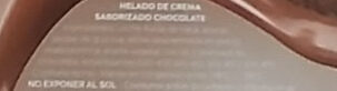 Helado Familiar Chocolate - Ingredients - es