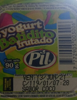 Yogurt Batidito frutado - Produit - es