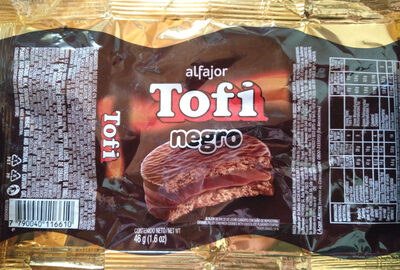 Alfajor Tofi Negro - Producte - es