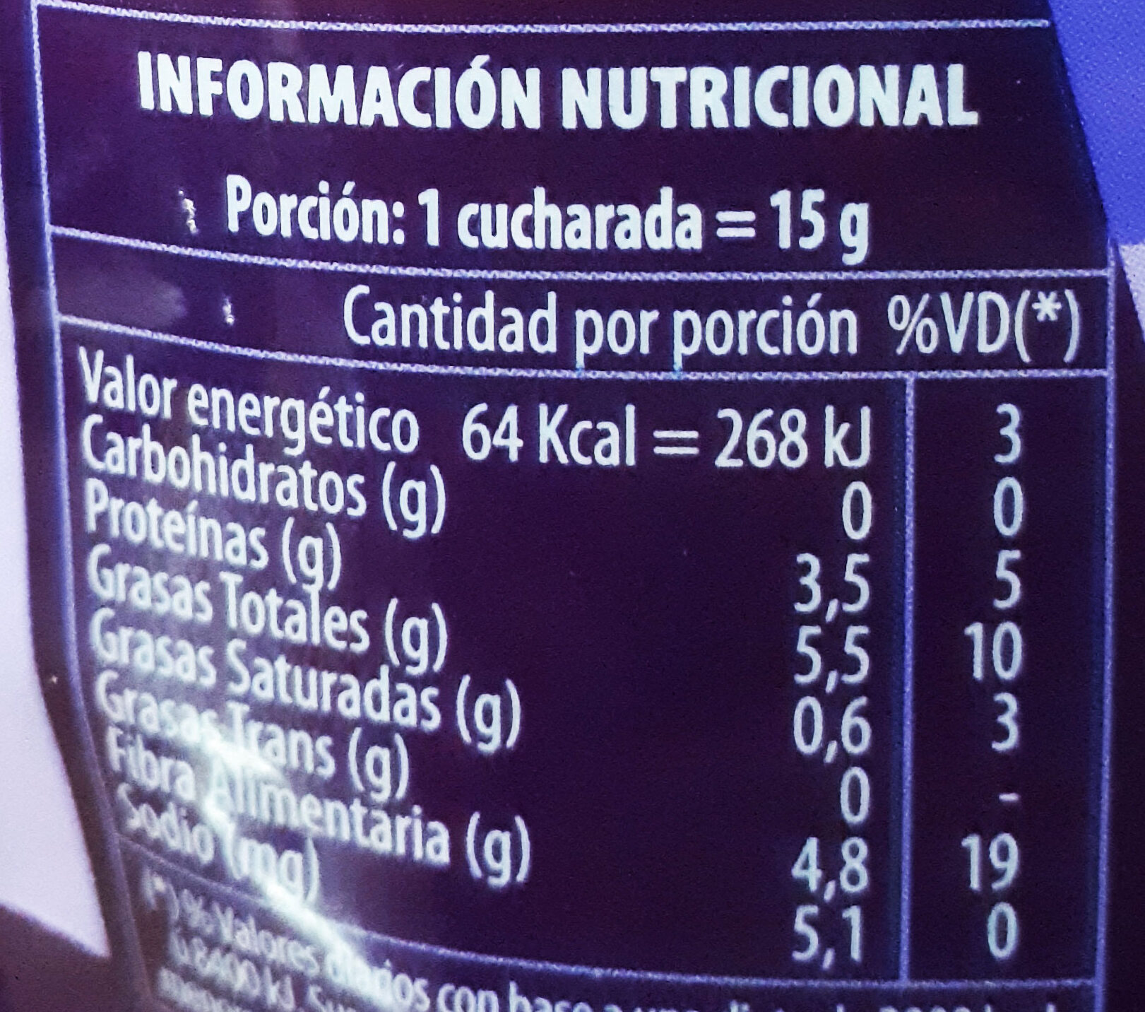 Semillas Mix Desayuno - Nutrition facts - es