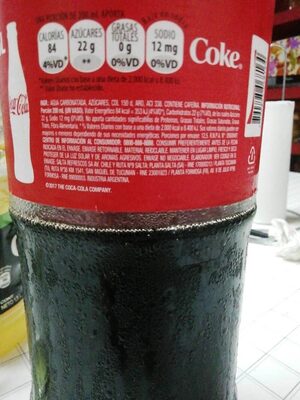 Coca Cola Originam - Ingredientes