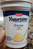 Yogur Firme sabor vainilla - Produit