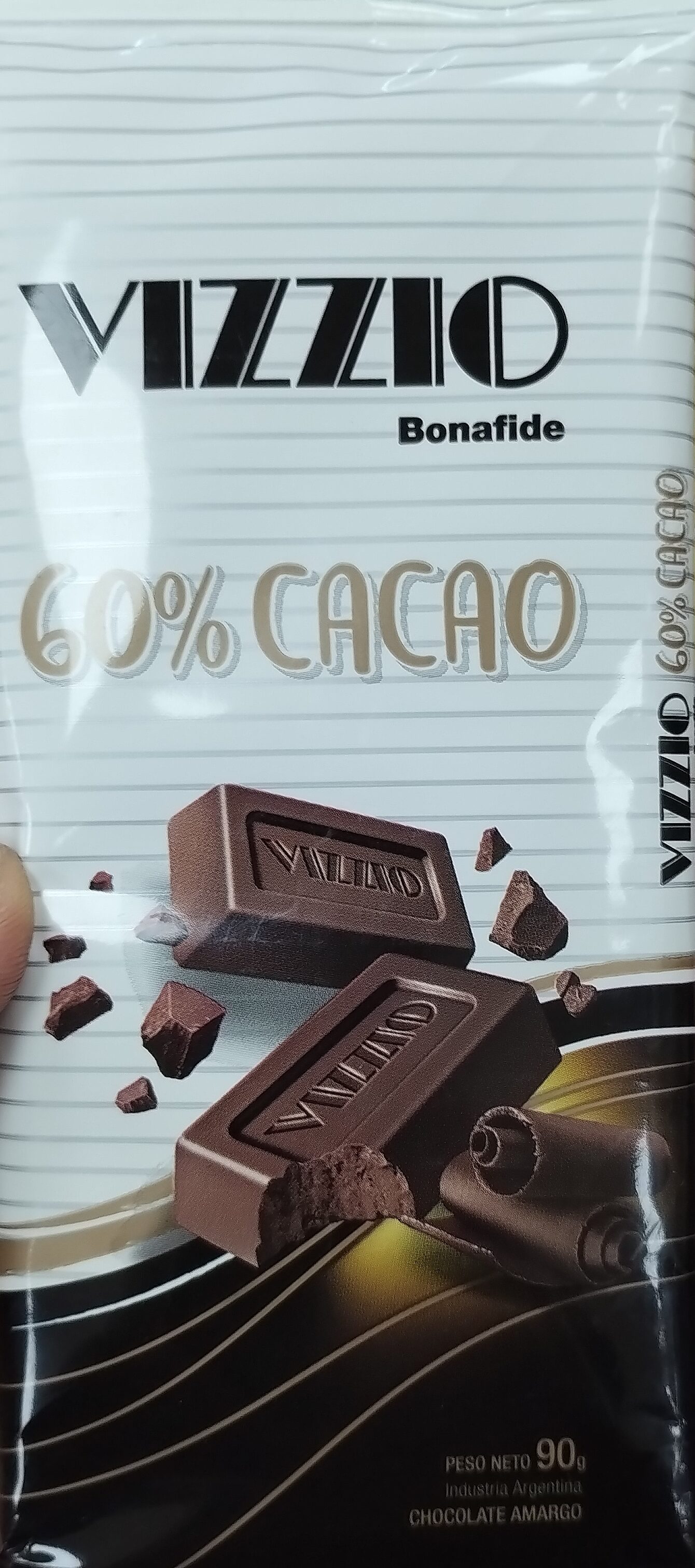 Chocolate 60% cacao - Producto