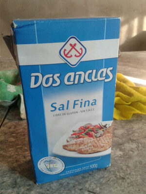 Sal Fina - Dos Anclas - Información nutricional