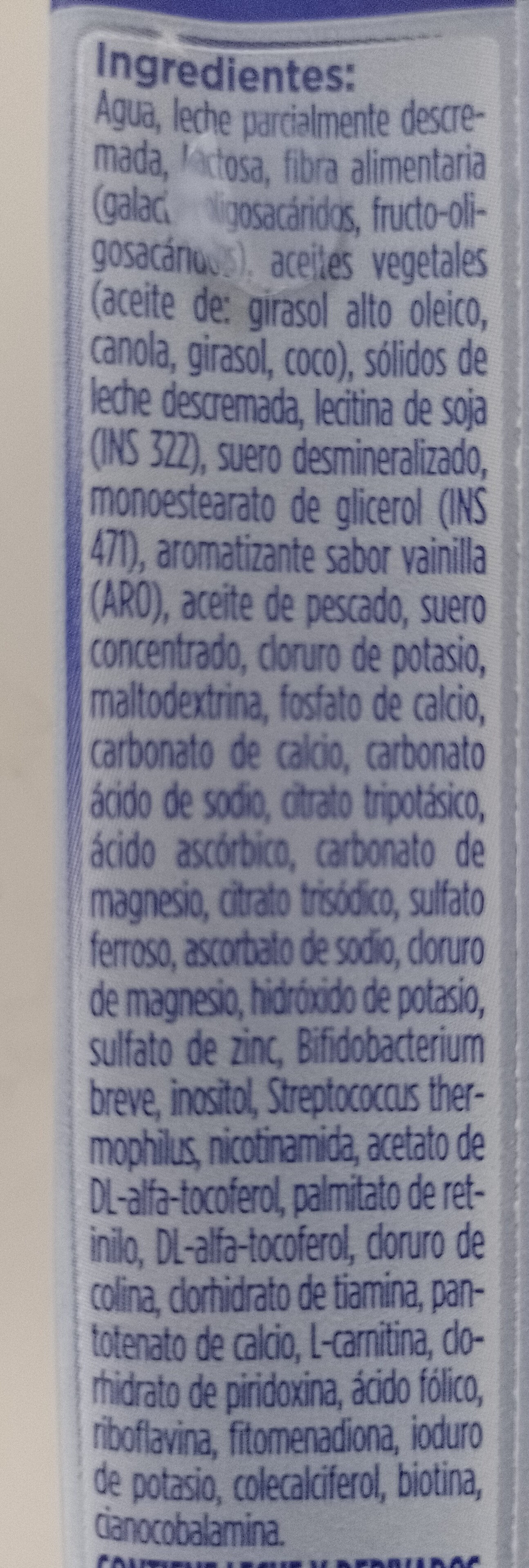 Nutrilon 4 - Ingredienser - es