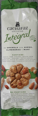 Galletas Integral de Granola con Avena, Almendras y Maní - Product