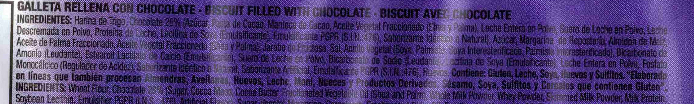 Gretel Chocolate - Ingredients - es