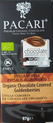 Pacari Organic Dark Chocolate Covered Golden Berries, 2 Oz - Product - es