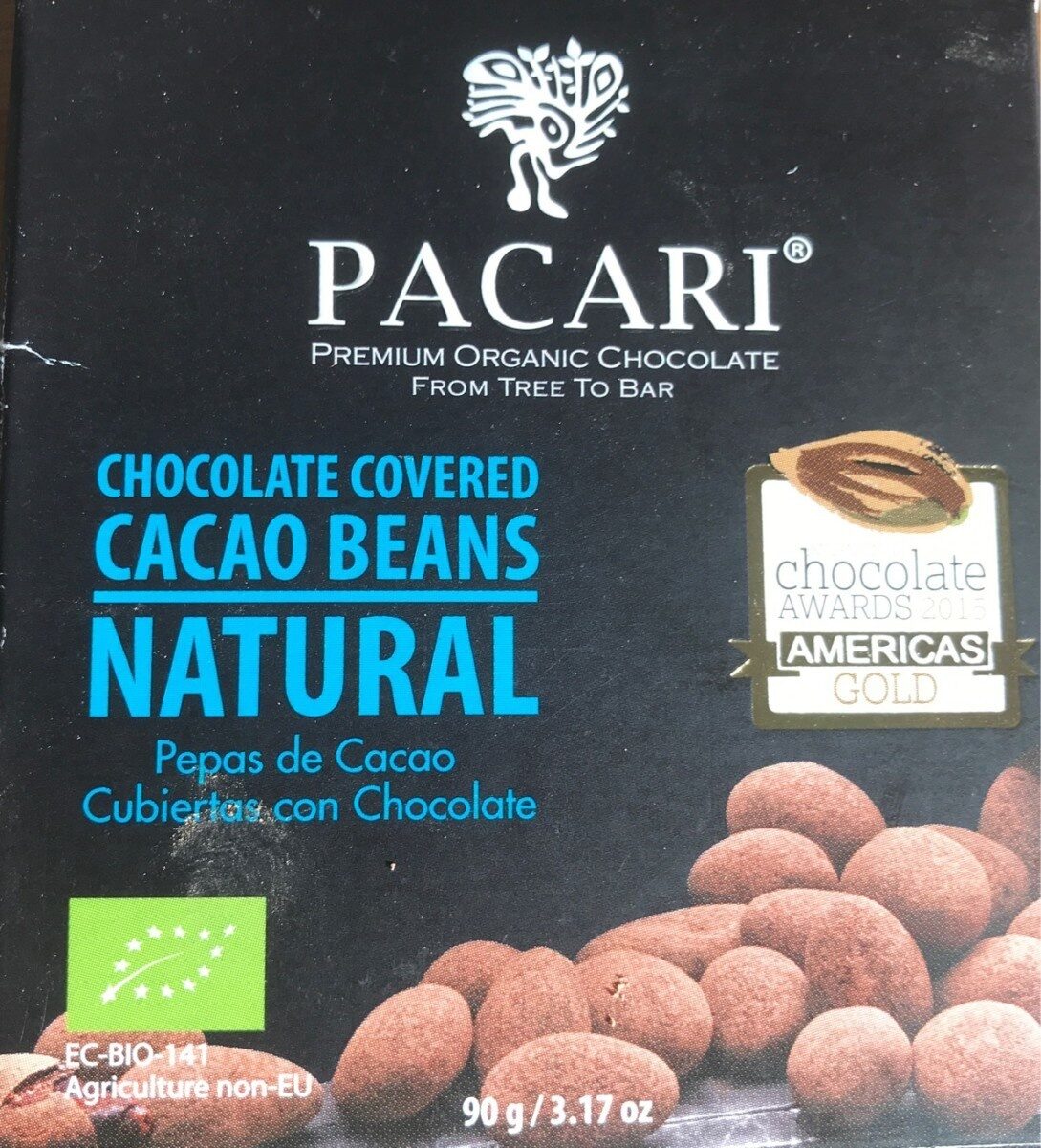 Chocolate covered cacao beans natural - Product - fr