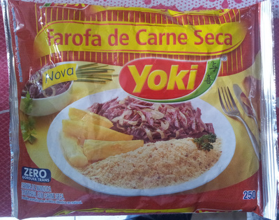 Farofa de Carne Seca Yoki - Product - pt