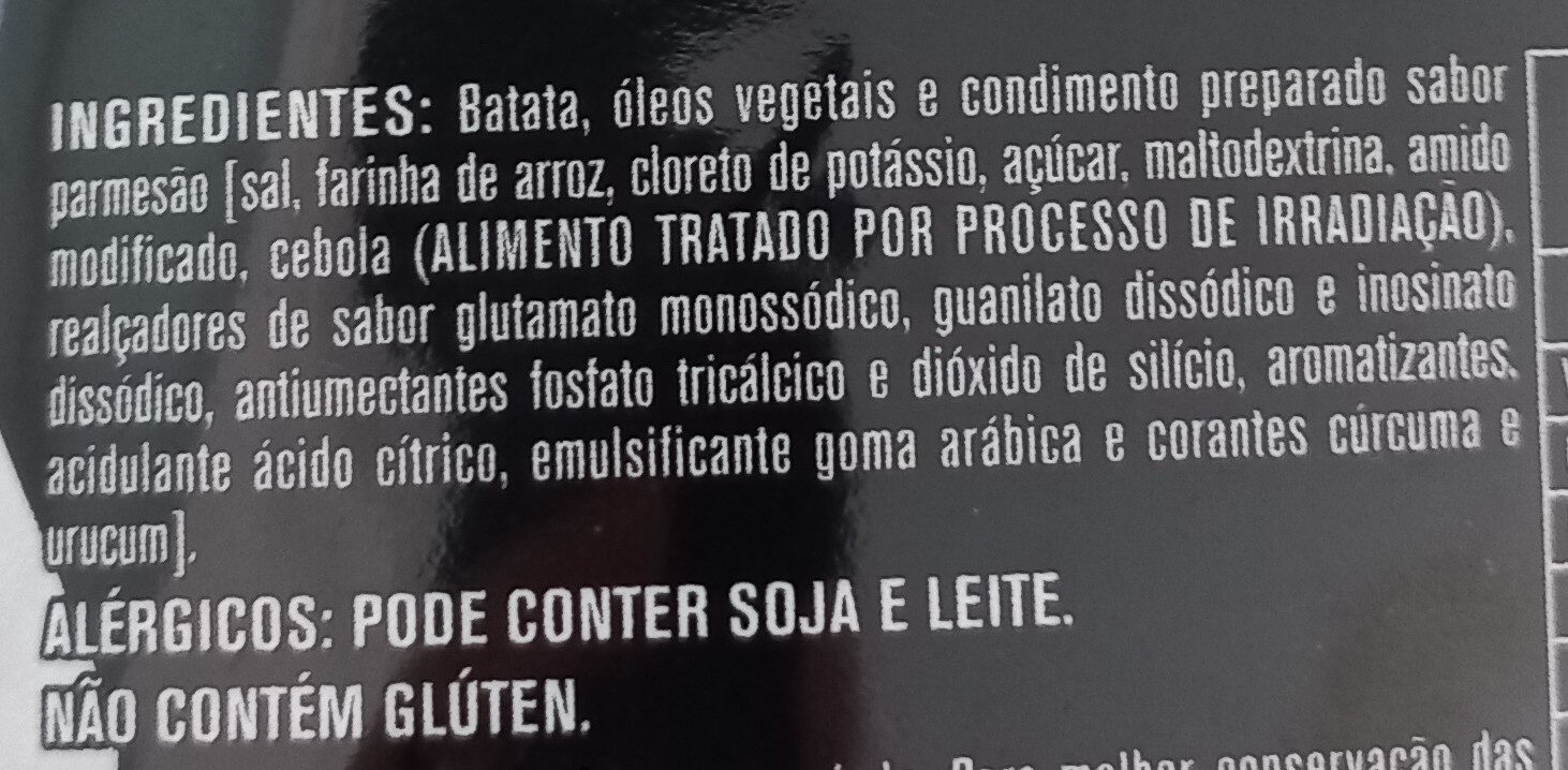 Batata Palha Extrafina Parmesão Yoki Sachê 100g - Ingredients - pt