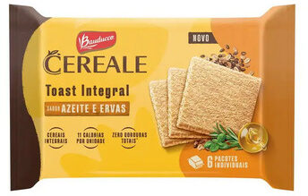 Torrada Integral Azeite E Ervas Bauducco Cereale Pacote 128g 6 Unidades - Produto