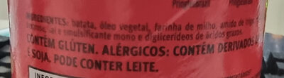 Salgadinho De Batata Original Pringles Tubo 114g - Ingredientes
