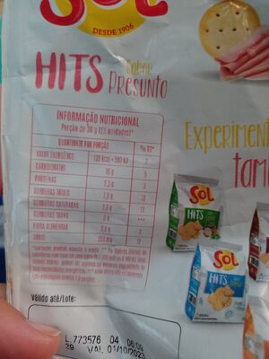 hits - Nutrition facts - pt