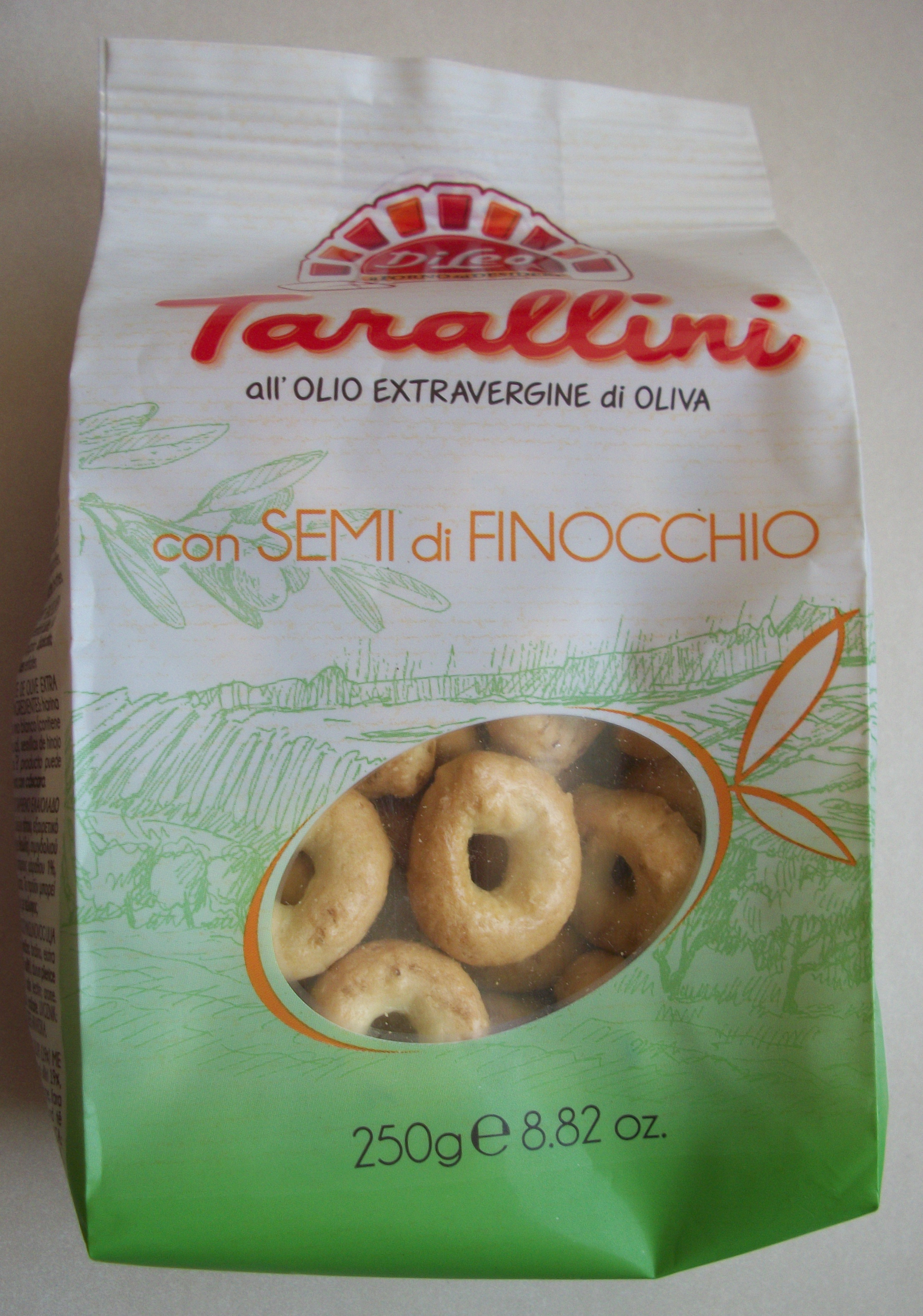 Tarallini con SEMI di FINOCCHIO - Produit