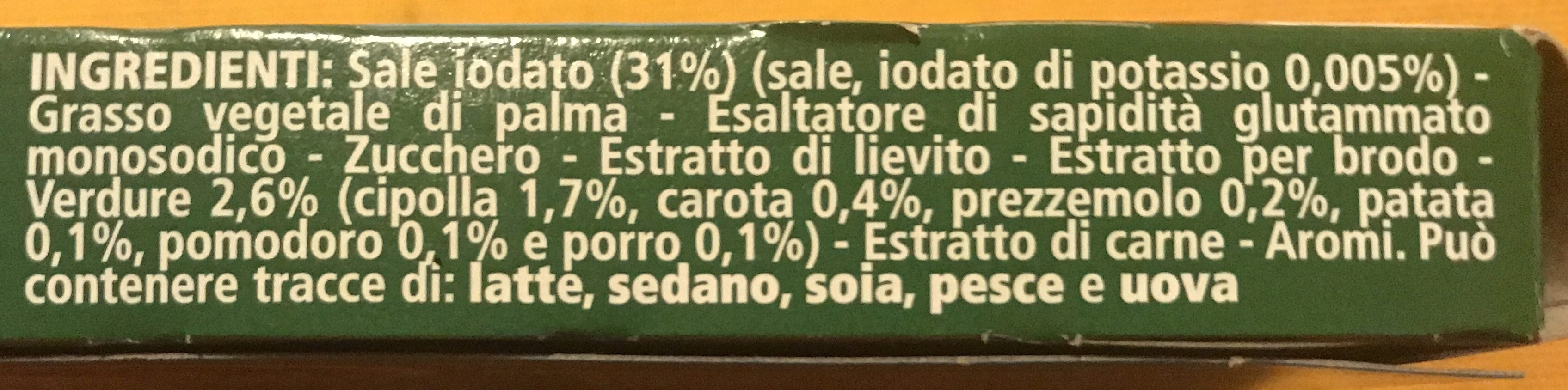 Il Mio Dado - Classico con -30% di sale - Ingredienti
