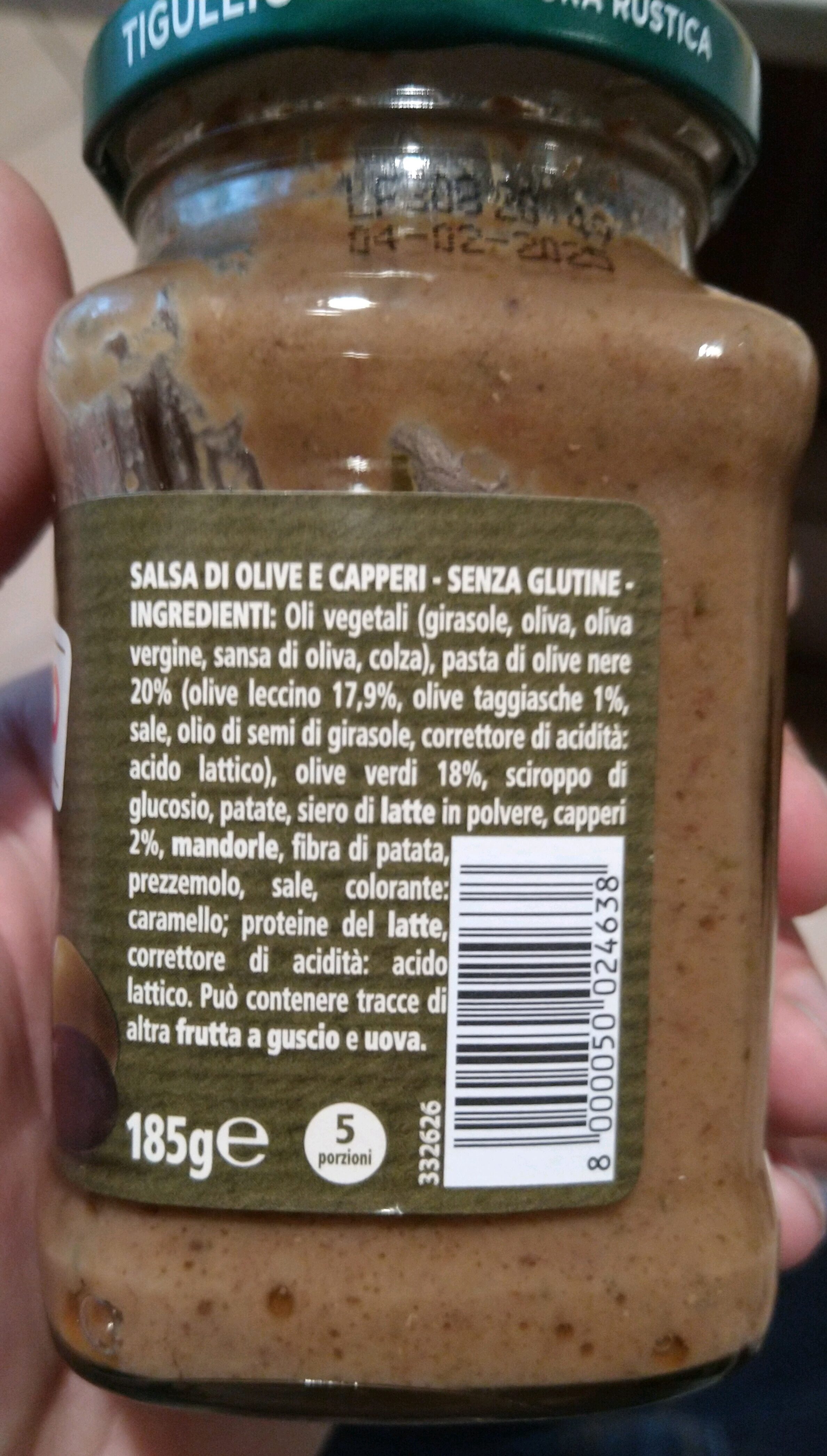 Olive e Capperi - Ingrediënten - it