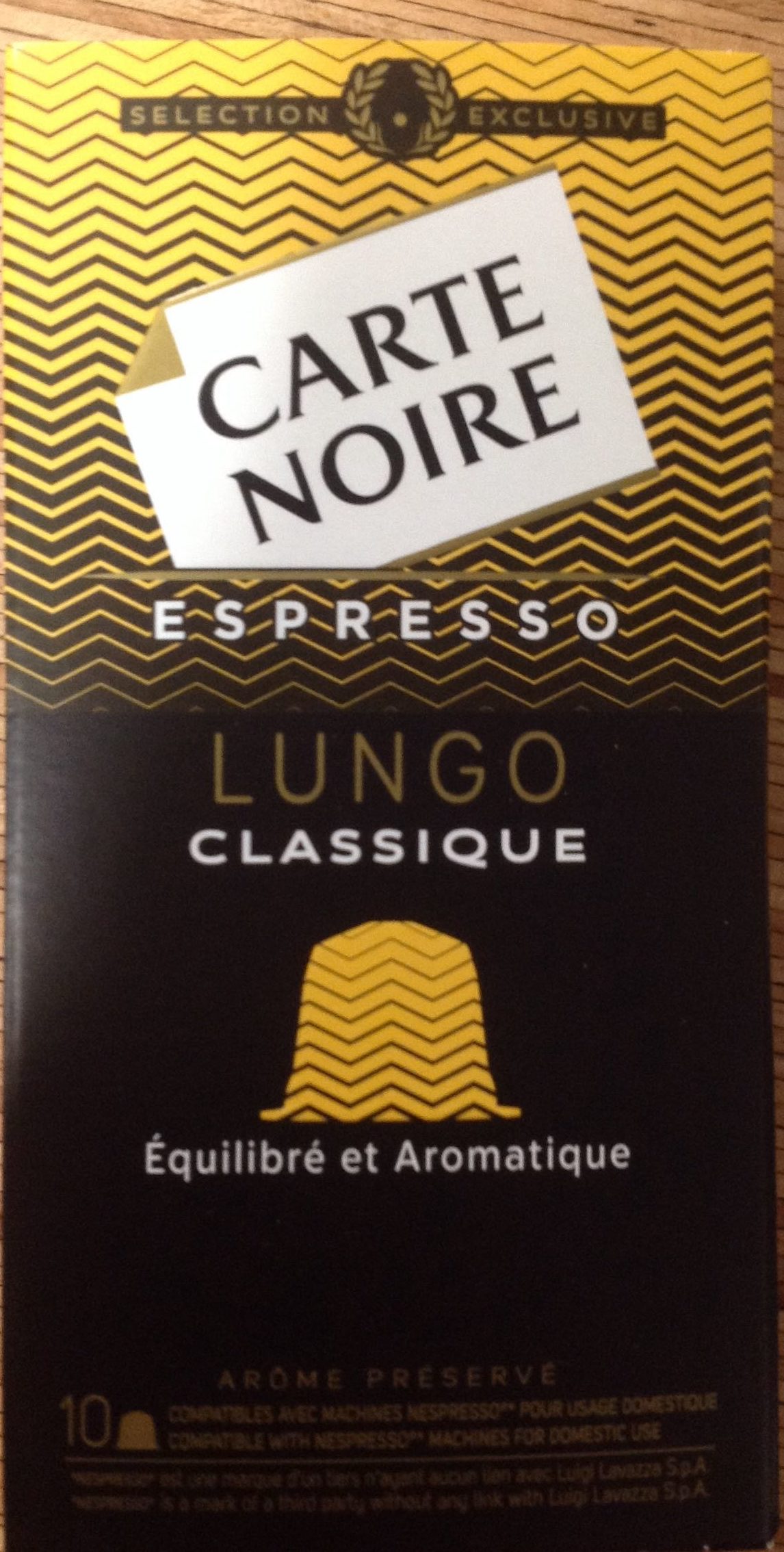 Café capsules Lungo n°6 - Espresso - Product - fr