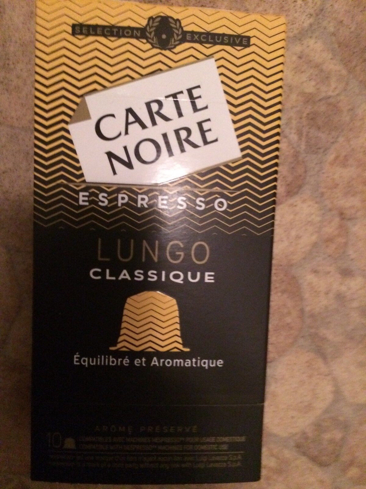 Café capsules Lungo n°6 - Espresso - Ingredients - fr