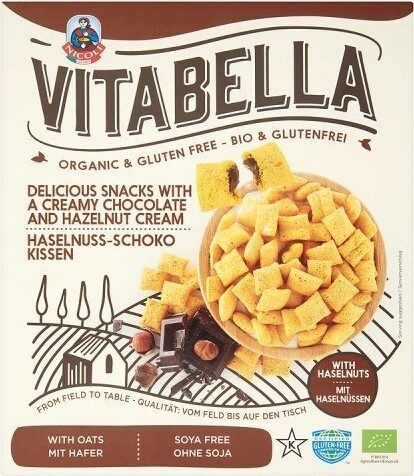 Nicoli Vitabella Delicious Snacks with a Creamy Chocolate and Hazelnut Cream - Producte - fr