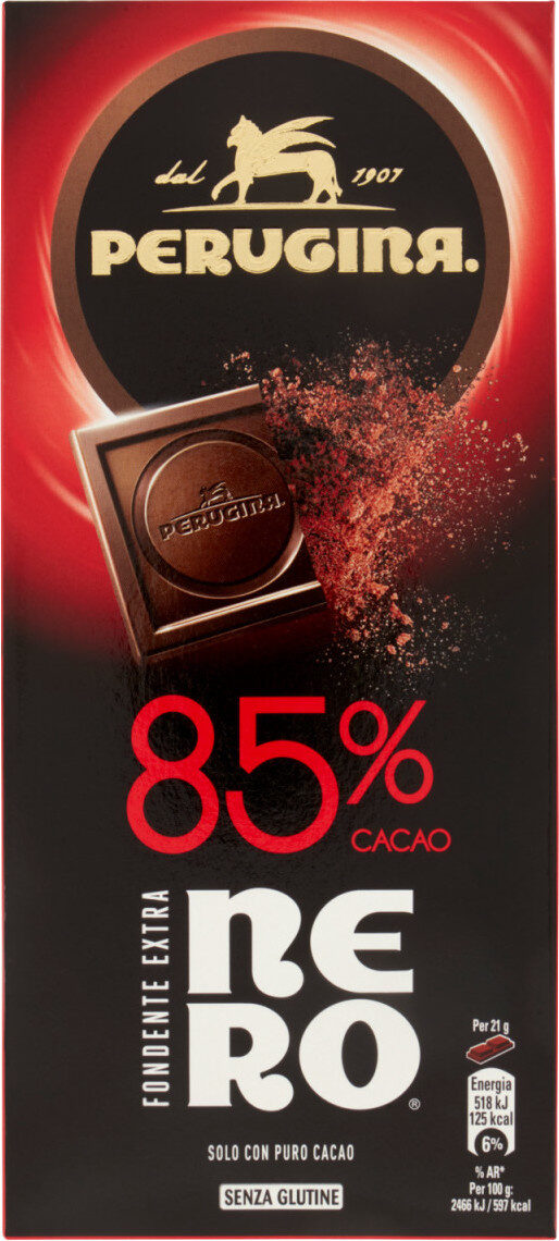 Cioccolato extra fondente NERO 85% - Prodotto