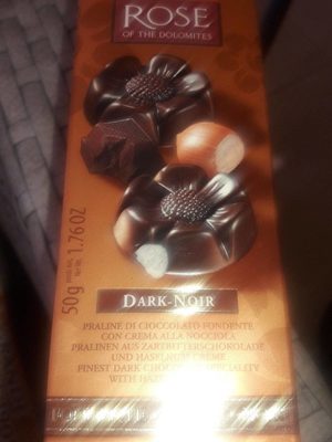 Loacker Rose Of The Dolomites Dark Noir Chocolate - Product - fr